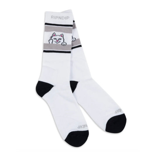 Ripndip Peeking Nermal Socks - White