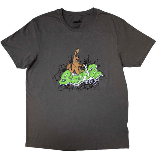 Scooby Doo Skateboard T-Shirt - Grey