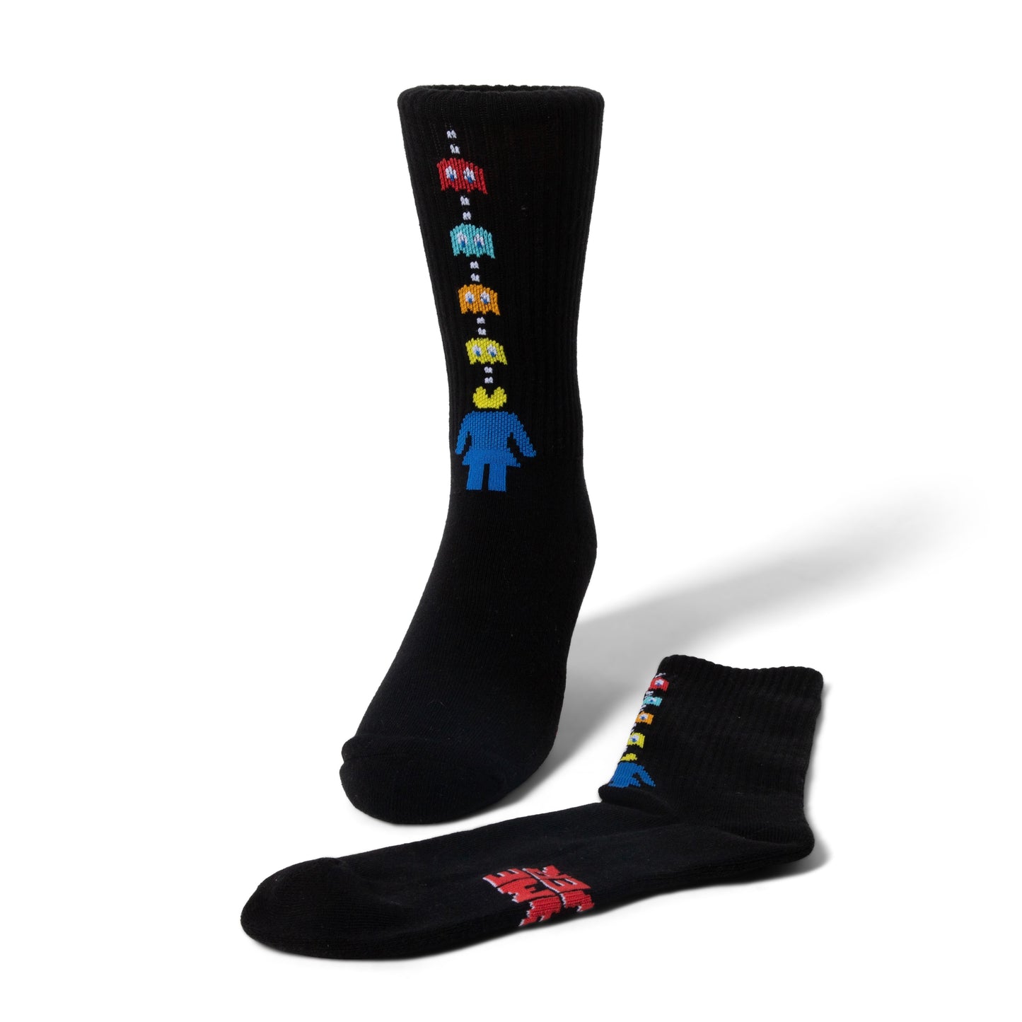 Girl Pac-Man Game Over Socks - Black