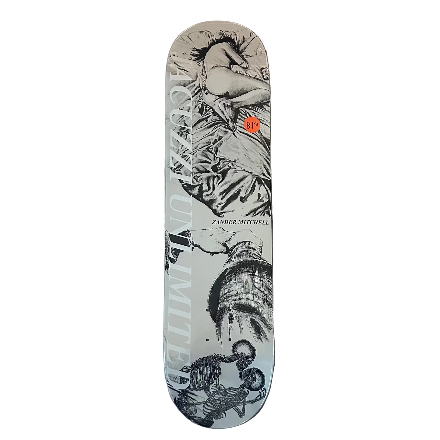 Jacuzzi Unlimited Mitchell Sleeper EX7 Skateboard Deck - 8.125"