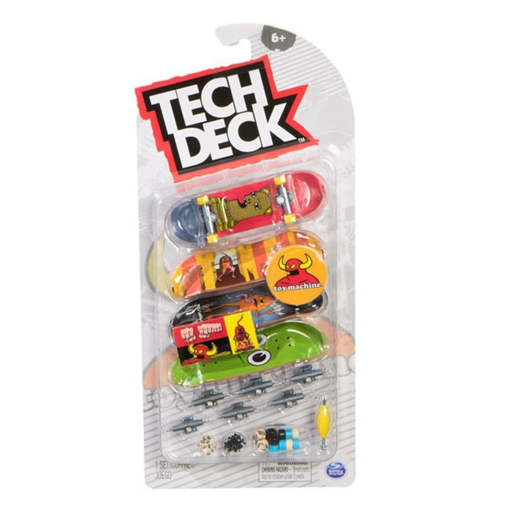 Tech Deck Deluxe 4 Pack - Toy Machine