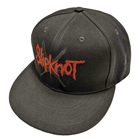 Slipknot 9 Point Star Snapback Cap - Charcoal Grey