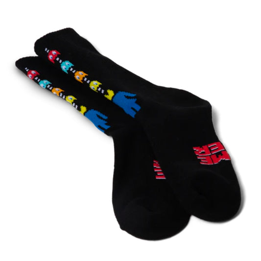 Girl Pac-Man Game Over Black Socks