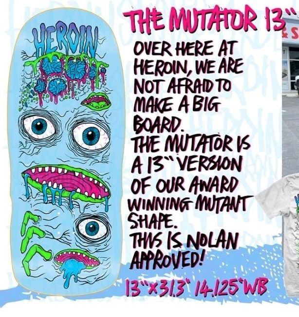 Heroin Mutator Deck - 13"