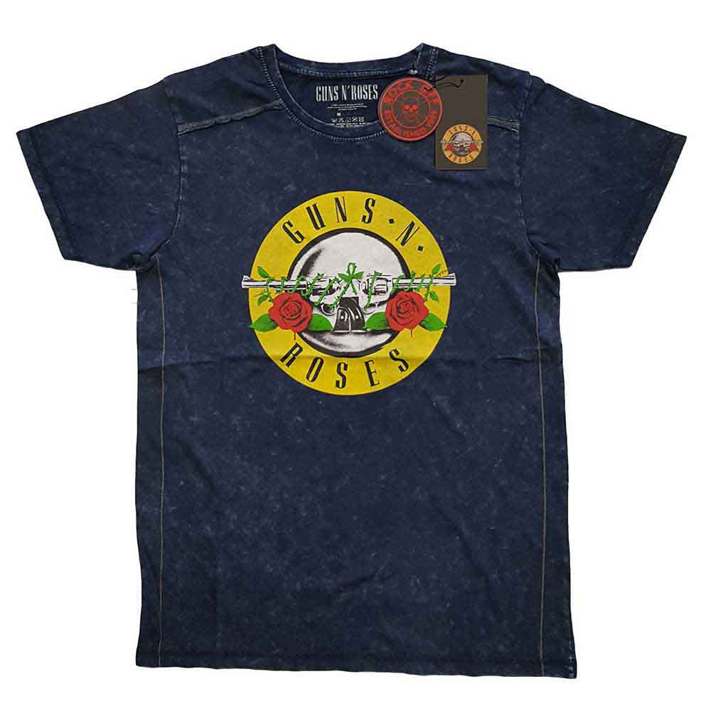 Guns N' Roses Classic Logo T-Shirt - Navy Blue