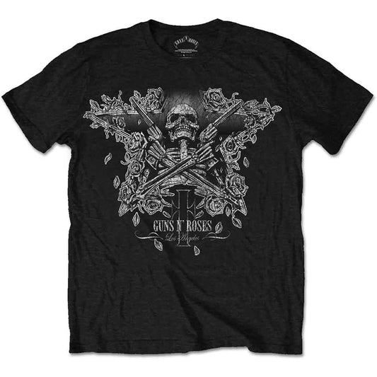 Guns N' Roses Skeleton Guns T-Shirt - Black