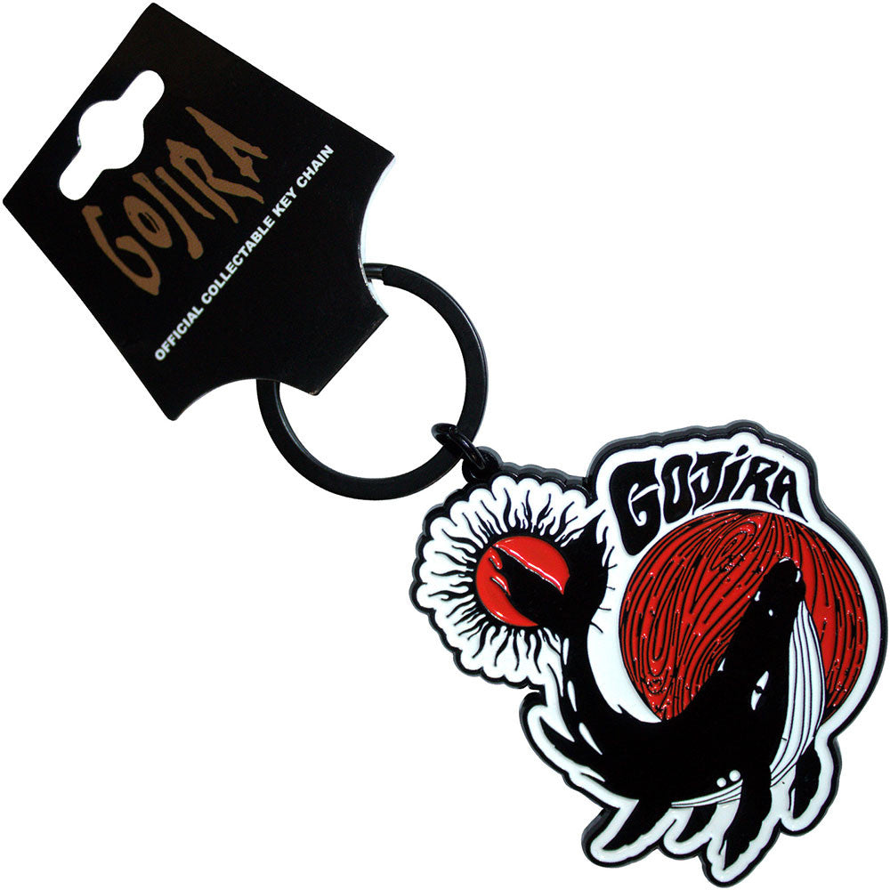 Gojira Whale Keychain
