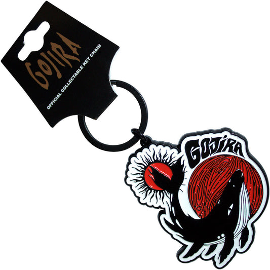 Gojira Whale Keychain