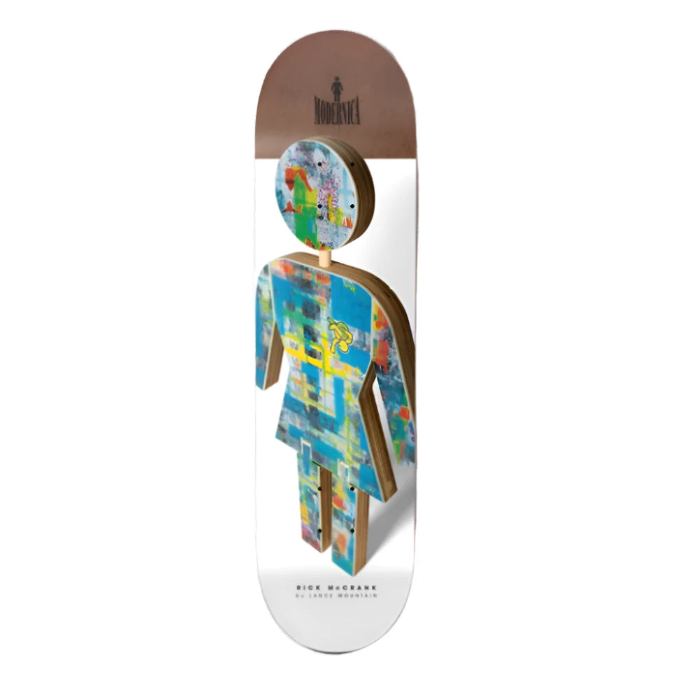 Girl Modernica x Lance Mountain Rick McCrank Twin Tip Deck - 8.25"