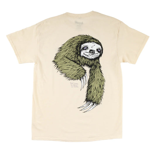 Welcome Sloth Printed Tee - Bone Sage