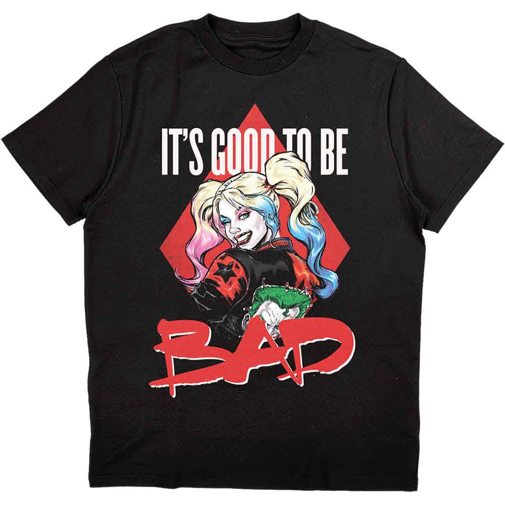 DC Comics Harley Quinn Good To Be Bad T-Shirt - Black