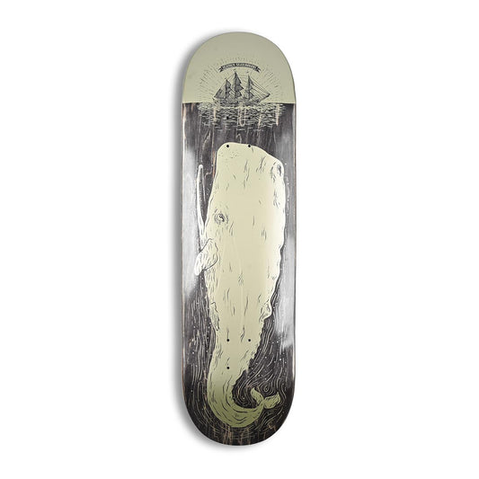 Heathen Moby Rising Metallic On Roundhead Deck - 8.75"