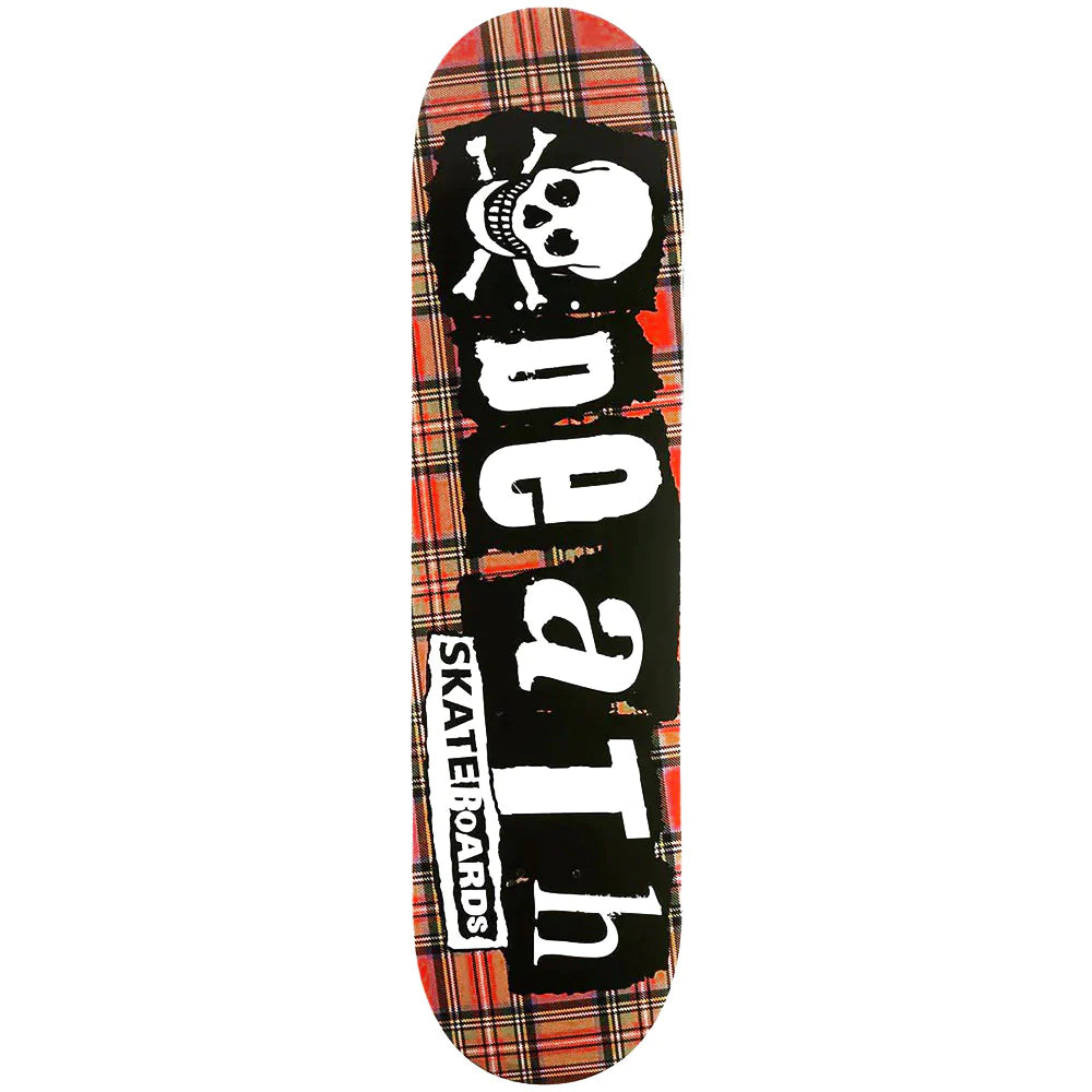 Death Punk Tartan Deck - 8.75”