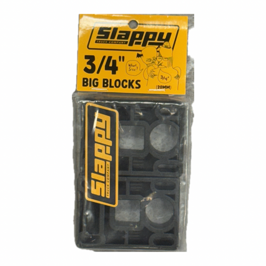 Slappy Slappy Big Blocks Black - 3/4”
