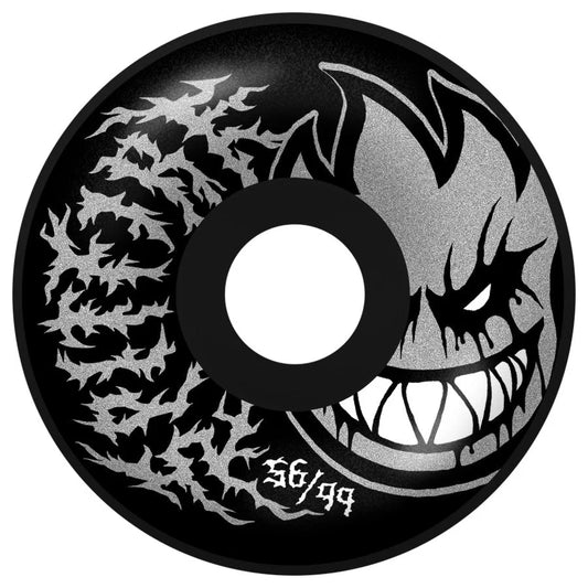 Spitfire F4 99Du Deathmask II Bighead Radial Full Black Wheels - 56mm