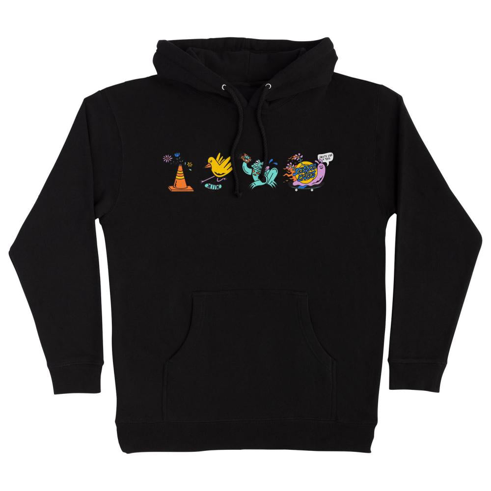 Santa Cruz Skate Like A Girl Hoodie - Black