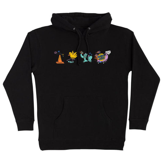 Santa Cruz Skate Like A Girl Hoodie - Black