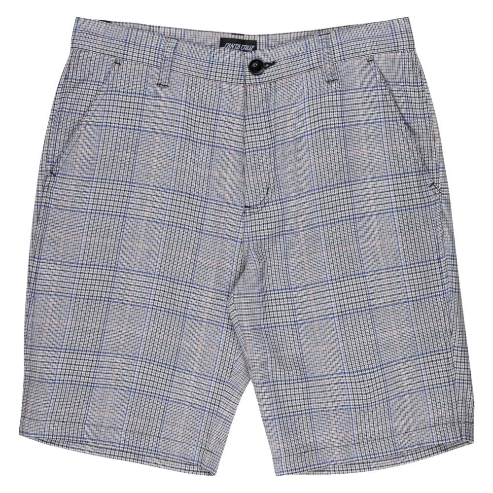 Santa Cruz Academy Grey Check Shorts (Size 32)