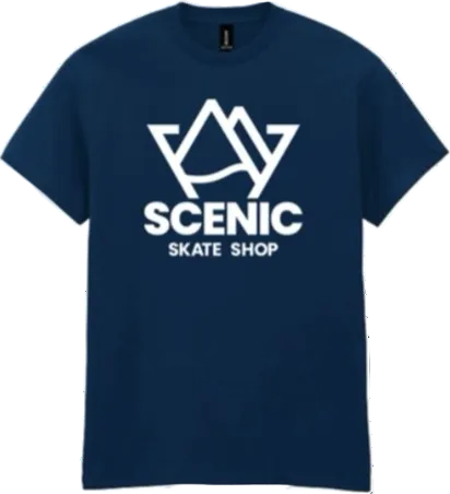 Scenic Classic Logo T Shirt - Navy