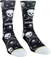 Merge4 Jackass Scattered Classic Crew Socks - Black