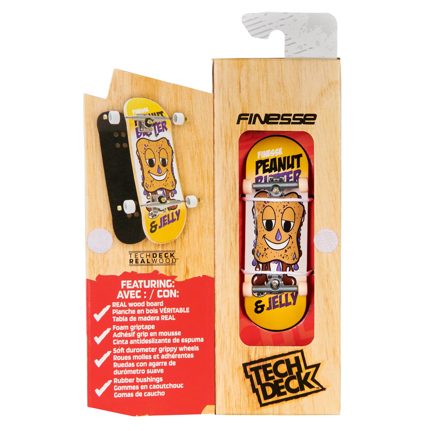 Tech Deck Performance Wood - Finesse Peanut Butter