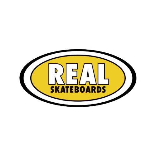 Real Oval Sticker - Yellow