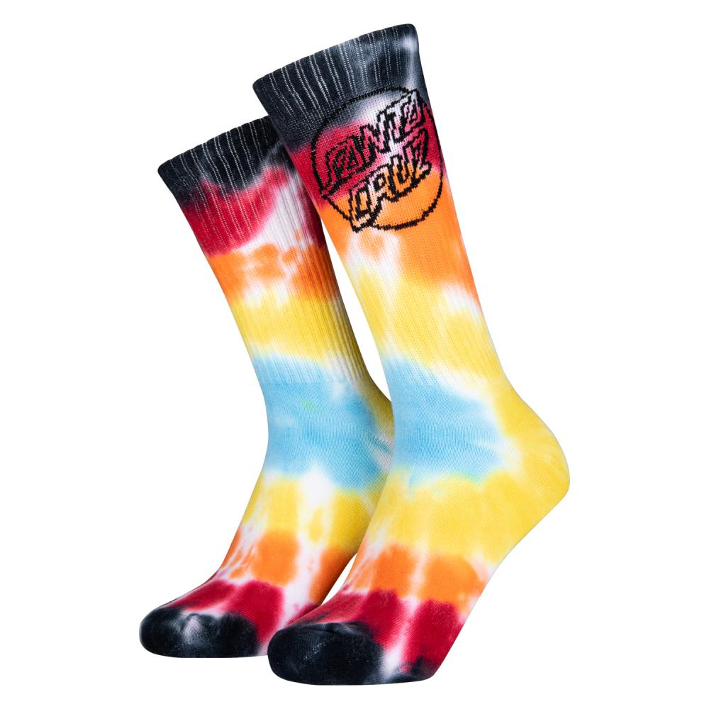 Santa Cruz Opus Dot Black Rainbow Socks