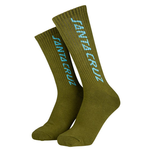 Santa Cruz Strip Sea Kelp Socks