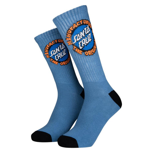 Santa Cruz Speed MFG Dusty Blue Socks