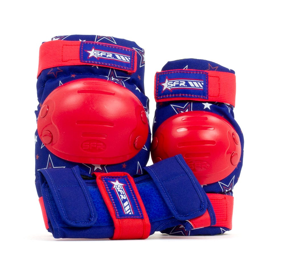 SFR Youth Star Triple Pad Set Red/Blue