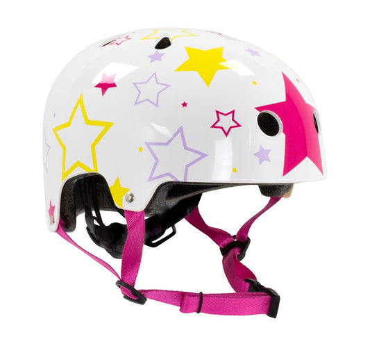 SFR Adjustable Kid Helmet - White/Pink