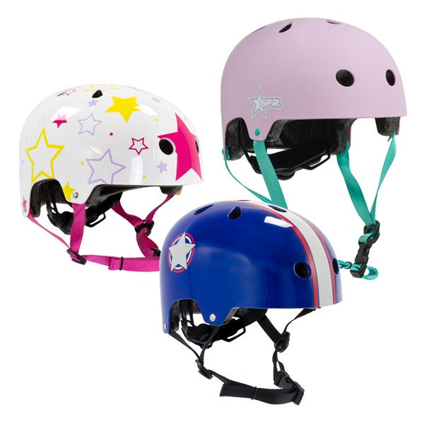 SFR Adjustable Kid Helmet - Pink/Green