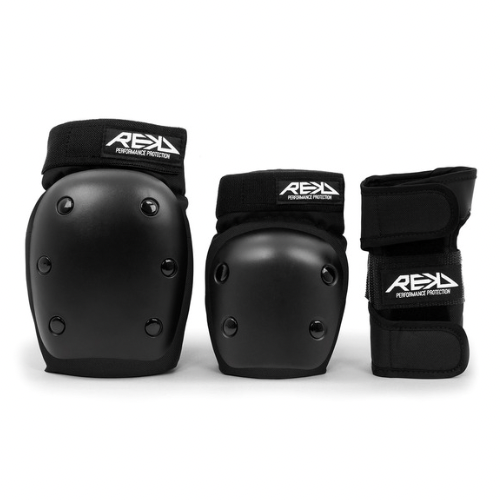 REKD Junior Heavy Duty Triple Pad Set - Black