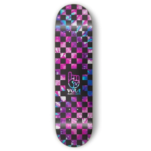 Vol 1 Checker Pink/Blue Deck - 7.75”