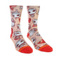 Merge4 Ryo Taniguchi Kitties Classic Crew Socks