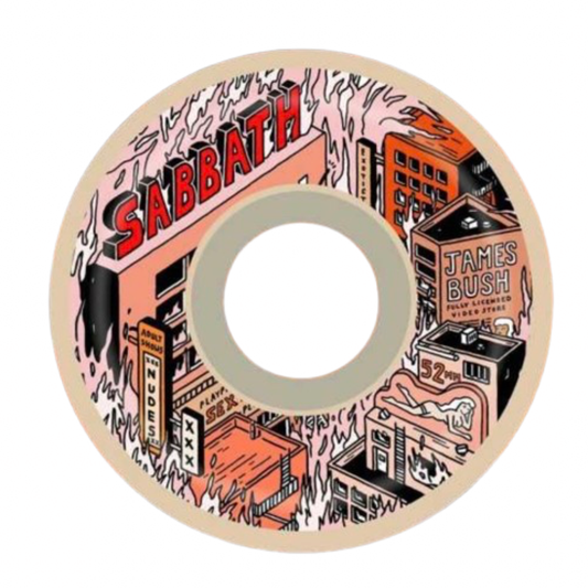 Sabbath James Bush Conical 99A Wheels - 52mm