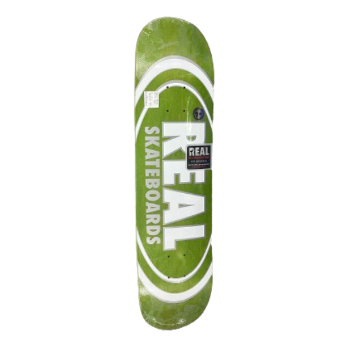 Real Team Oval Pearl Pattern Green Deck - 7.75"