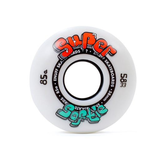 Enuff Super Softie 85a White Wheels - 58mm