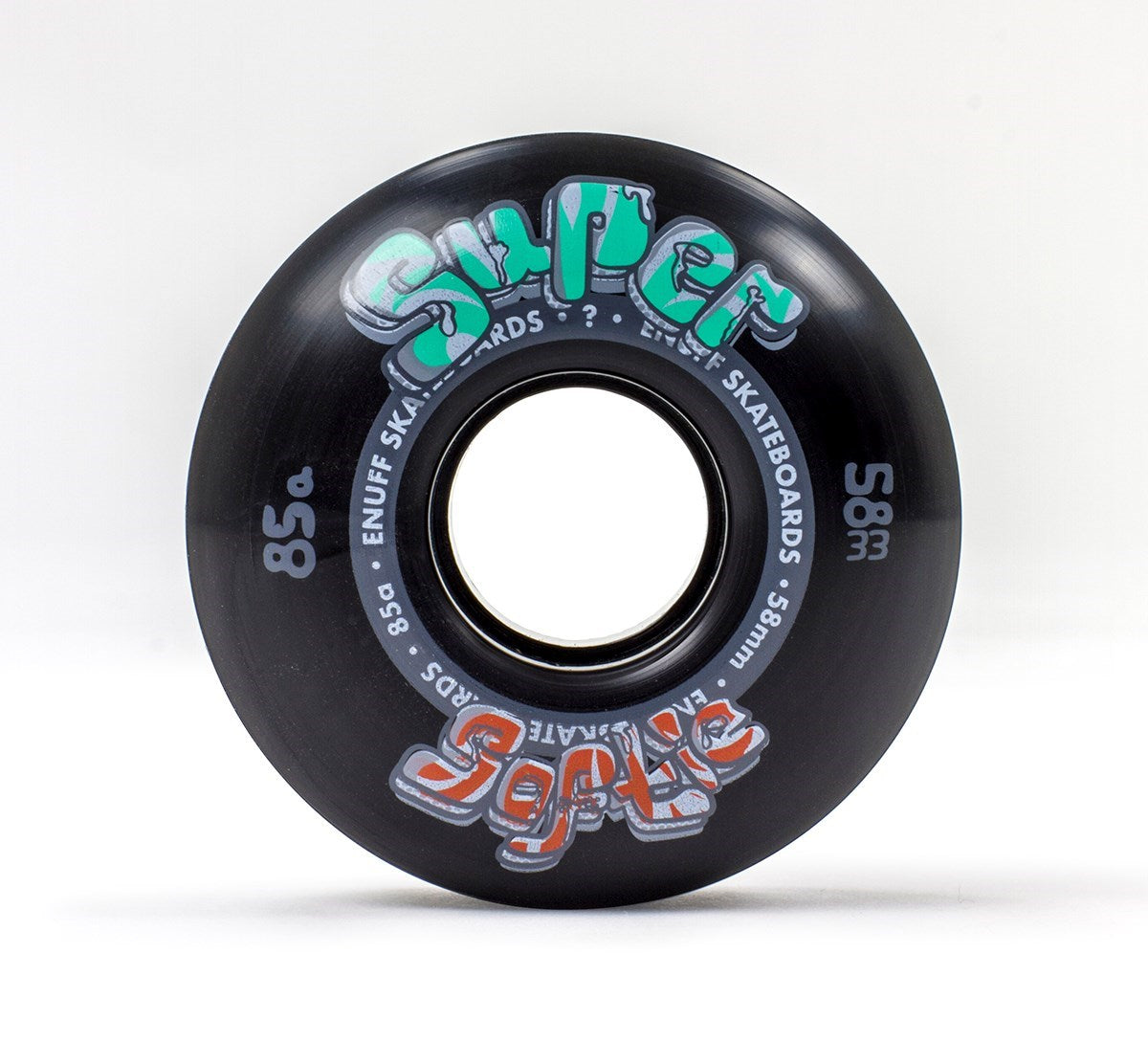 Enuff Super Softie 85a Black Wheels - 58mm