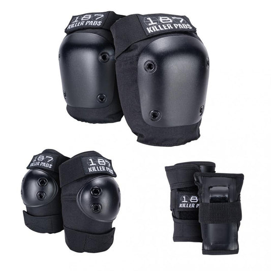 187 Killer Pads Adult Six Pack Set Black