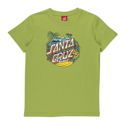 Santa Cruz Youth Aloha Dot T-Shirt - Apple