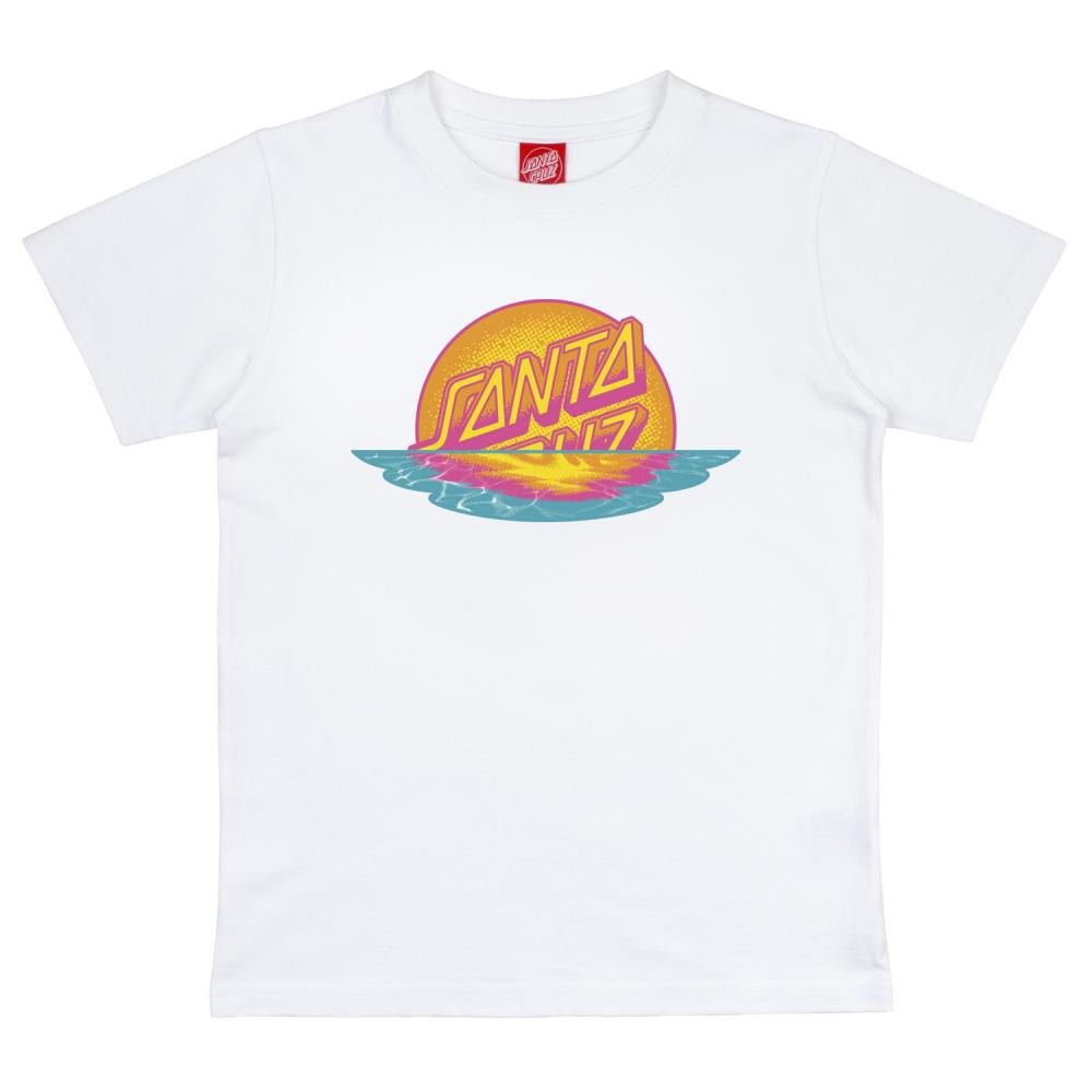 Santa Cruz Sunrise Dot T-Shirt - White