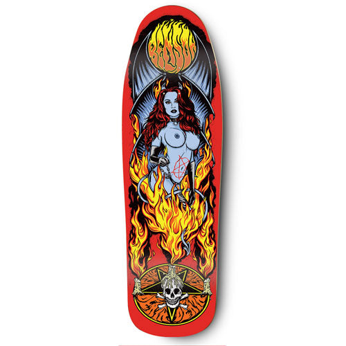 Death Benson Devil Woman Pool Shape Deck - 9”