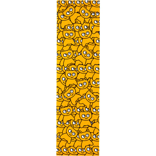 Meow Printed Stickerpile Cat Griptape