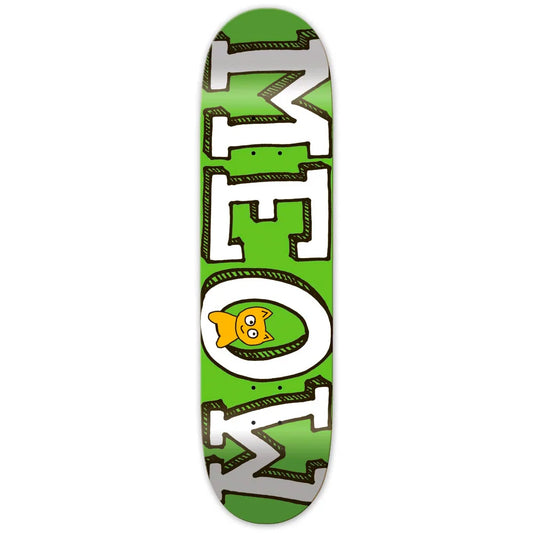 Meow Logo Green Deck - 8.25”