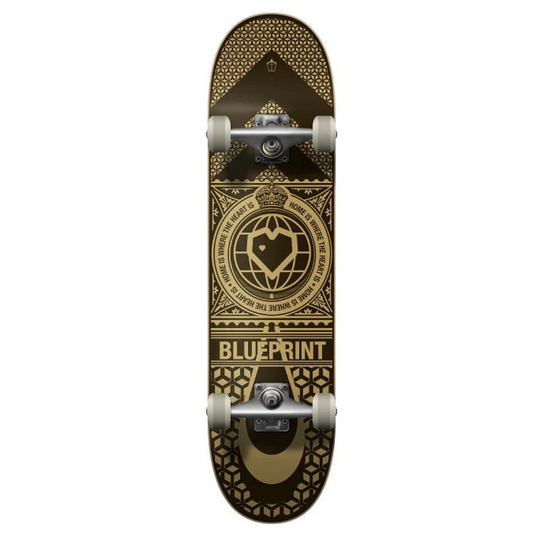 Blueprint Home Heart Black/Gold Complete - 8.125”