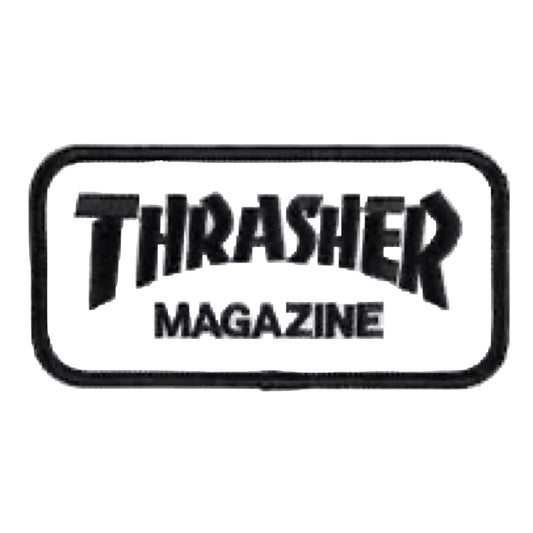 Thrasher Patch Mag Logo - White
