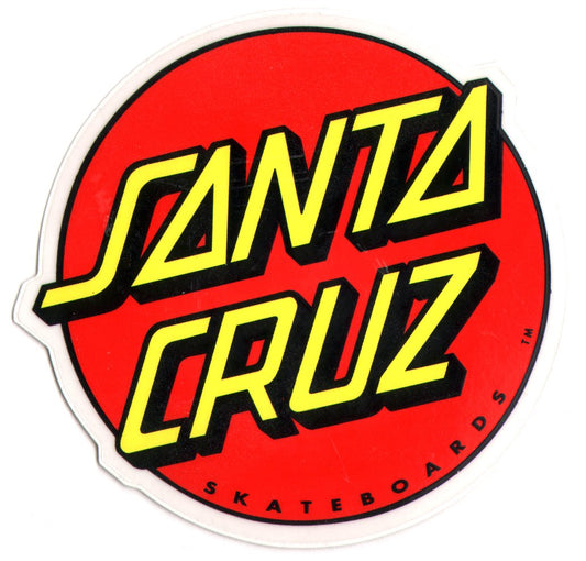 Santa Cruz Dot Logo Sticker