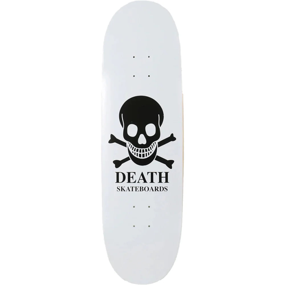 Death OG White Skull 90s Lozenge Deck - 9.1"