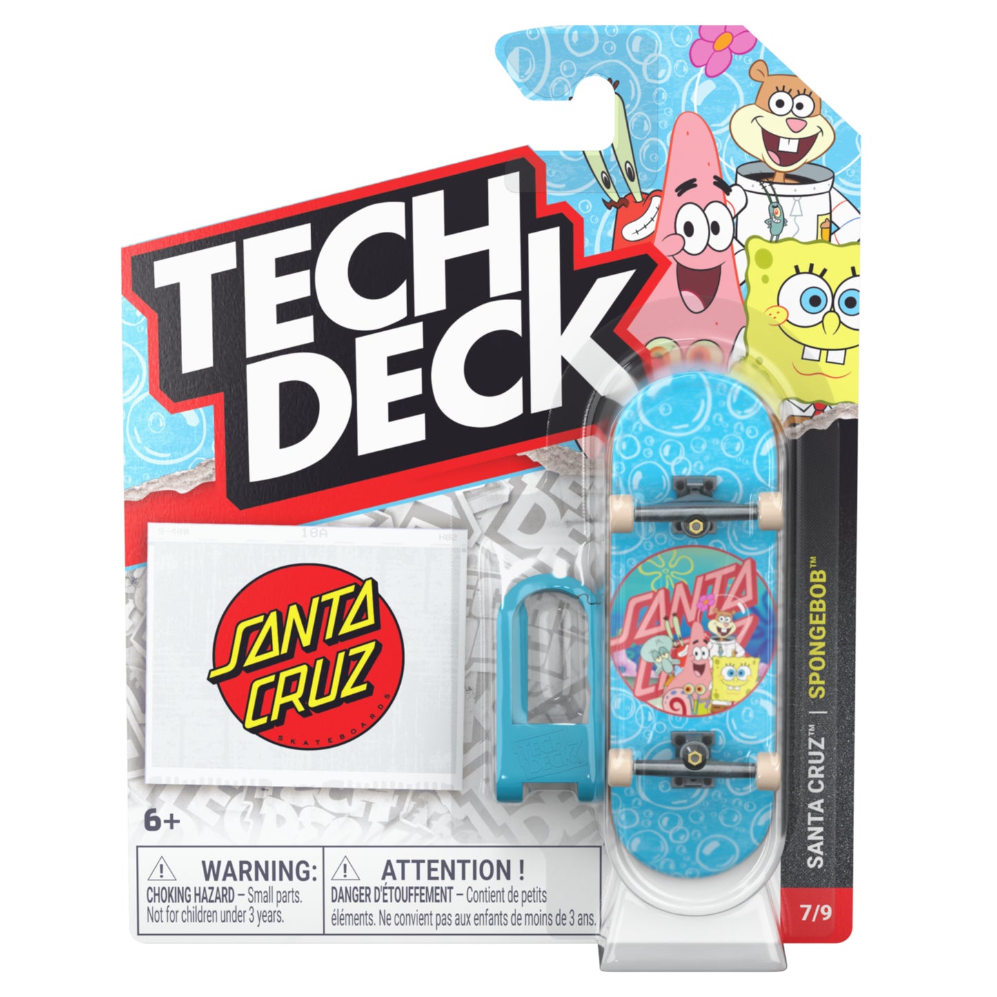 Tech Deck Shaped Santa Cruz Spongebob Squarepants
